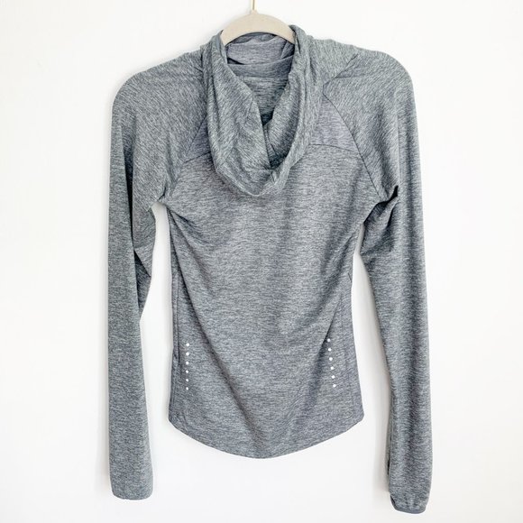 Nike Dri Fit Running Hoodie Size XS in Gray - Picture 2 of 8